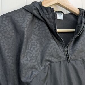 Old Navy Active Black 3/4 zip Jacket With Hood
